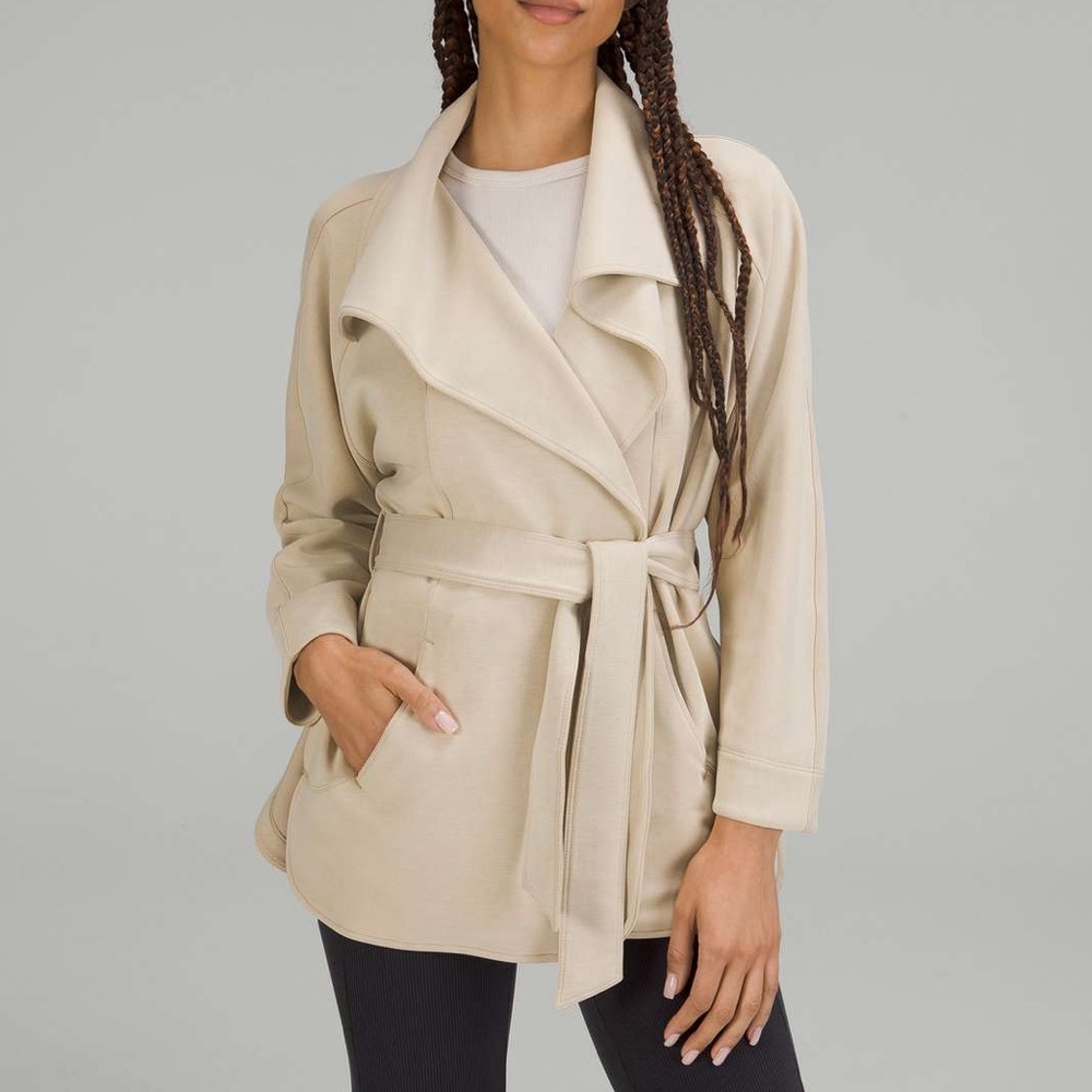 Lululemon Softstreme Belted Wrap Trench Jacket